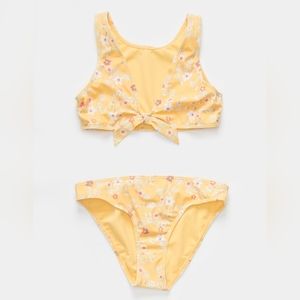 ROXY Colorful Party Reversible Crop Top Girls Bikini Set / New without tags